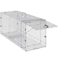Waschbärfalle Katzenfalle Marderfalle Kaninchenfalle Tierfalle 127x50x66cm