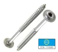 Tellerkopfschrauben 8x100 Edelstahl A2 ETA Zulassung - Holzbau + Solar  100 Stck