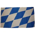 trends4cents Flagge Bayern Raute 250 x 150 cm Fahne mit 3 Ösen 100g/m² Stoffgewicht Hissflagge (250 x 150 cm) (32205190)
