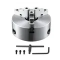 VEVOR Drehbankfutter K11-200 200mm Dreibackenfutter HT300-Material 3 Backenfutter Spannbereich 4_200mm 3-Backen, 20Cr, _53HRC _65mm Bohrung