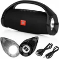 Boombox Bluetooth Usb Sd Fm Karaoke Mikrofon Latarka