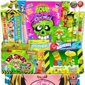 Saure USA Süßigkeiten Box [20 Stück] | Sour Candy Mix amerikanischer Marken | Saure Snacks Geschenkbox | Für Gamer Freunde & Fans | Candy & Bar®