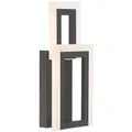Elstead Lighting Led-Wandleuchte Eurofase, Schwarz, Metall, Kunststoff, G, 17.6x40.6 cm, Lampen & Leuchten, Innenbeleuchtung, Smart Lights, Smart Home Wandleuchten