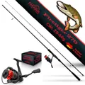 Paradox Fishing Firetiger Hecht Kombo Spinnrute 2,70m 20-60g Wg + 4000 Infinity Spinnrolle