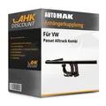 Für VW Passat Alltrack Kombi 05.2015-03.2024 AUTO HAK Anhängerkupplung abnehmbar