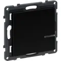 Legrand 765833 SEANO with Netatmo Batteriebetriebener Wandsender zum Ein-/Ausschalten eines Lichtkreises inklusive Abdeckung, schwarz
