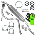 Auspuff Mitteltopf für Toyota Yaris 2 II XP9 Fließheck 1.3 (2005-11/2011)