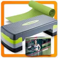 Elite Aerobic Stepper Steppbrett Fitness 3fach höhenverstellbar Antirutsch Matte