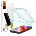 Spigen Glas.TR „EZ FIT“ gehärtetes Glas für iPhone 16 Pro, 2 Stück