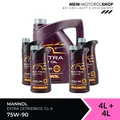 Mannol Extra Gear Oil Getriebeöl 75W-90 GL-4/GL-5 LS 4+4 Liter = 8 Liter