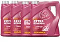 4x4 Liter Mannol Extra Getriebeöl 75W-90 Achsenöl API GL5 SCHALTGETRIEBEÖL 75W90