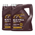 8 (2x4) Liter MANNOL SAE 75W-90 API GL 4/5 LS Extra Getriebeöl u. Achsöl