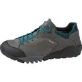 Waldläufer H-Fritz Trekkingschuh Freizeitschuh, Outdoorschuh, Sneaker mit TEX-Ausstattung, H-Weite grau|schwarz 44,5 EU (10 UK)