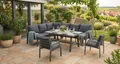 Primaster Gartenmöbel-Set Girona 8 Personen Lounge Set Alu anthrazit Sitzgruppe
