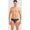 Badehose Slip Herren Santamarias R - Asphalt-neon Blue - 9