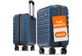 Travely Koffer Polycarbonat Handgepäck Koffer 45x36x20cm - für Easyjet etc, 4 Rollen, Designed in Germany, austauschbare Griffe und Rollen