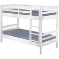 Livetastic Etagenbett Interlink Annika 20900265, Weiß, Holz, Kiefer, vollmassiv, Höhe ca. 19 cm, seitenverkehrt montierbar, 90x200 cm, Kinder- & Jugendzimmer, Kindermöbel, Kinderbetten, Etagenbetten