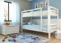Inter Link Etagenbett aus Massivholz in Weiss (BxHxT: 212x146,5x98,5 cm)