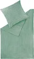 SCHÖNER WOHNEN-Kollektion Winter Bettwäsche SOFT STRIPE Salbei 135 x 200 cm