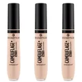 essence CAMOUFLAGE+ MATTE concealer, Nr. 20, Nude, langanhaltend, mattierend, abdeckend, matt, vegan, ölfrei, ohne Parabene, ohne Mikroplastikpartikel, 3er Pack (3x8ml)