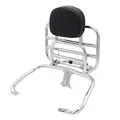 Gepäckträger klappbar kompatibel mit Vespa GTS 300/250 / 125 08-22 mit Rückenlehne Chrom