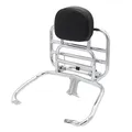 Gepäckträger klappbar für Vespa GTS 300 / 250 / 125 08-22 mit Rückenlehne chrom