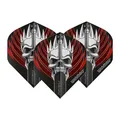 WINMAU Prism Alpha Black & Red Extra Dicke Dart Flights - 1 Sätze pro Packung (3 Flights insgesamt)