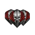 Winmau Flight - Prism Alpha 6915.122 Black Red Skull Dart Fly - 3 Flights