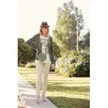 heine Strickjacke Feinstrickjacke grün 40