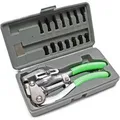 Wiltec Lochzange Set 16tlg 21x10x4cm Stanzzange Karosseriezange Blechbearbeitung