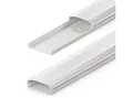 deleyCON Kabelzubehör deleyCON Universal Kabelkanal hochwertiges PVC Länge 50cm - Weiß