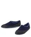FALKE Unisex Kinder Stoppersocken Cosy Slipper K Hp Wolle rutschhemmende Noppen 1 Paar, Blau Dark Blue 6681, 25-26
