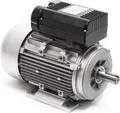 Wiltec Elektromotor 230 V 1,5 kW (2 PS) 1-phasig 2-polig E-Motor mit Anlaufkondensator 2850 U/min und Aluminiumwicklung