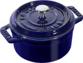 Staub Minis, Einzelpfanne, Blau, Eisenguss, 0,25 l, 10 cm, 700 g