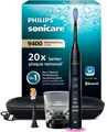 Philips Sonicare Elektrische Zahnbürste DiamondClean 9400, HX9917, Aufsteckbürsten: 2 St., mit integriertem Drücksensor, 4 Putzprogramme und 3 Intensitätsstufen