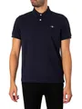 Gant Herren Reg Shield Pique Polohemd, Evening Blue, XL EU