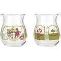 Holmegaard - Weihnachtsteelichthalter 2023, H 7,5 cm (2er-Set)