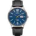 UMR Ruhla Classic 17076 RCL17076 Herrenarmbanduhr - Schwarz/Blau