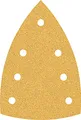 Bosch 10x EXPERT C470 Schleifblatt mit 7 Löchern (für Farbe auf Holz, Hartholz, Ø 100x150 mm, Körnung 60, Professional Zubehör Multischleifer)