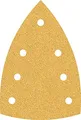 Bosch Schleifblatt C470 2608901115 | 100x150mm K60 | Dreieck | Klett | Staubabsaugung | 10 Stück | für Holz & Farbe