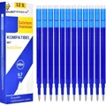 Praktische 12er Set Radierbare Tintenminen – Ideal für Schule und Büro – 0,7mm