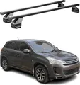 Menabo Dachträger Grundtäger für Citroen C4 Aircross 2012-2017 75kg Schwarz 2x
