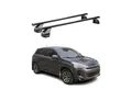 OMAC Dachträger Menabo Stahl Gepäckträger für Citroen C4 Aircross 2012-2017 Schwarz (2-St), Wasserbeständig,Abnehmbar,Multifunktional,Leichtgewichtig
