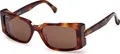 MaxMara MM0159 52E dark havana 54/16/140 Damen Sonnenbrillen