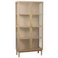 DAHEIM Vitrine Elba Holz Braun Eiche