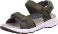 Superfit CRISS CROSS Sandalen Kinder dunkelgrün 29