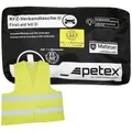 Petex 43939704 Plus schwarz DIN 13164:2022 inkl. Warnweste gelb EN 20471