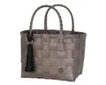 Handed By Einkaufskorb Handed By Shopper Paris Mini Liver mit Quaste in Black