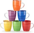 Vancasso BONITA Kaffeetassen Set Steingut 6-teilig 350ml Henkel