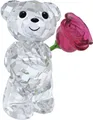 Swarovski Dekofigur Kristallfigur Sammelfigur Kris Bär Eine Rose voller Liebe (1 St), Swarovski® Kristall